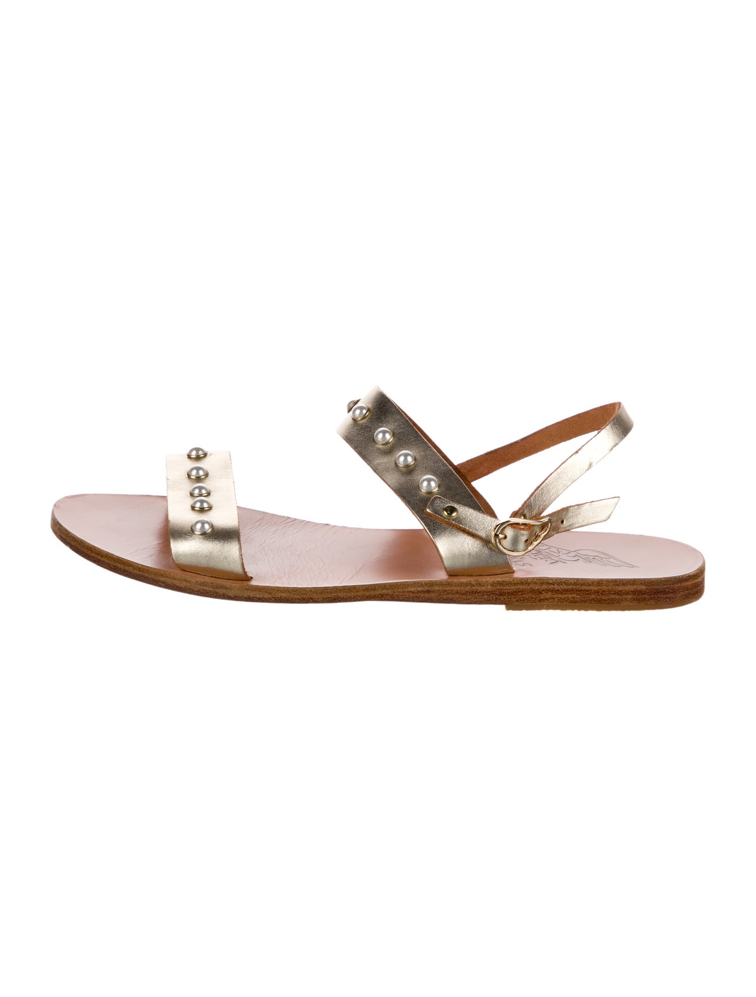 Ancient Greek Sandals Leather Slingback Sandals